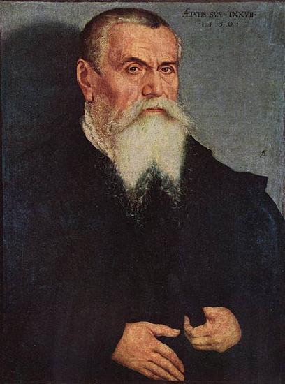 Lucas Cranach Selbstportrat im 77. Lebensjahr